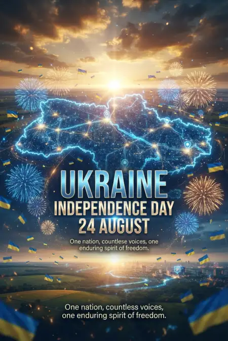 Free Ukraine Independence Day 2026 Patriotic Social Media Graphics Image Download