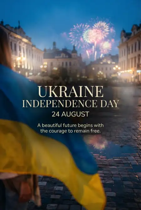 Free Ukraine Independence Day 2026 Pinterest Post Ideas Image Download