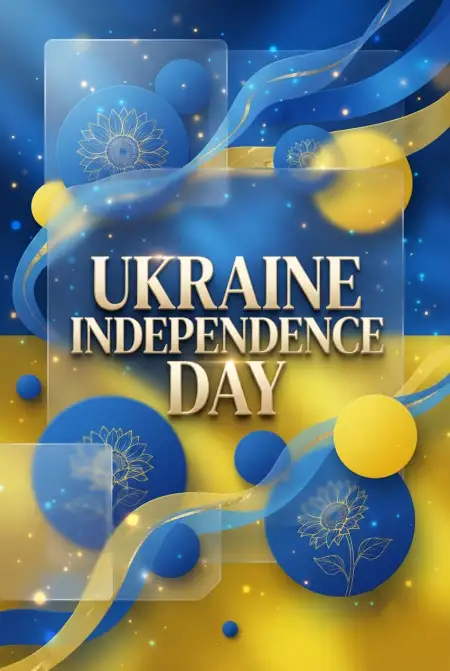 Free Ukraine Independence Day 2026 Quotes Image Download