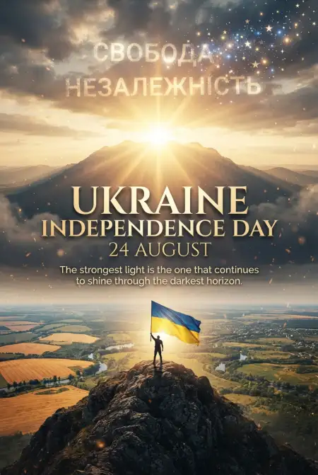 Free Ukraine Independence Day 2026 School Essay Image Download