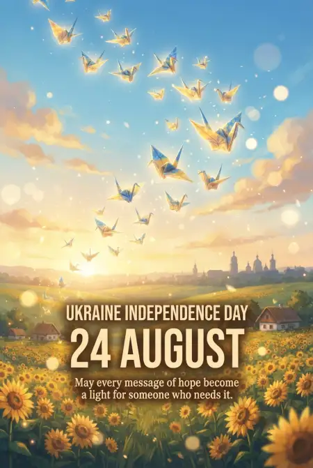 Free Ukraine Independence Day 2026 Social Media Campaign Ideas Image Download