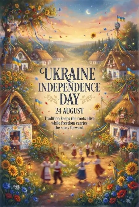 Free Ukraine Independence Day 2026 Traditions Image Download
