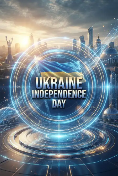 Free Ukraine Independence Day 2026 Trending Hashtags Image Download