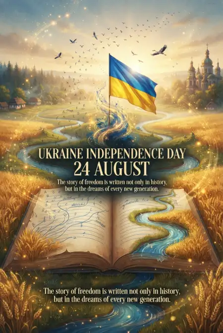 Free Ukrainian Independence Day 2026 Wishes And Quotes Image Download