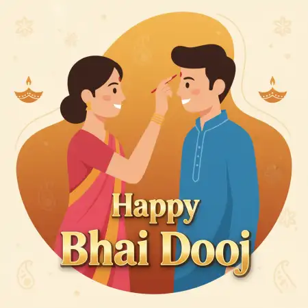 Unique 2025 Bhai Dooj Wishes For Traditional Celebrations - Free Happy Bhai Dooj 2025 Download