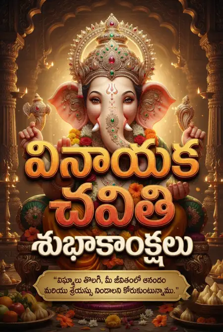 Unique Ganesh Chaturthi Wishes In Telugu