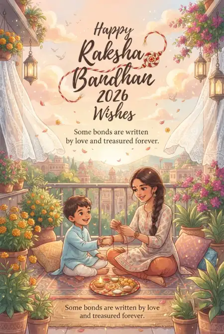Unique Happy Rakhi Wishes 2026 - Free Happy Rakhi Wishes 2026 Download