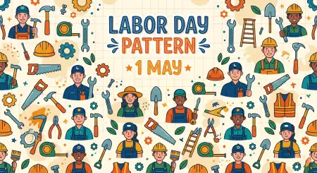 Unique Labor Day Design Images - Free International Labor Day Wishes 2026 Download