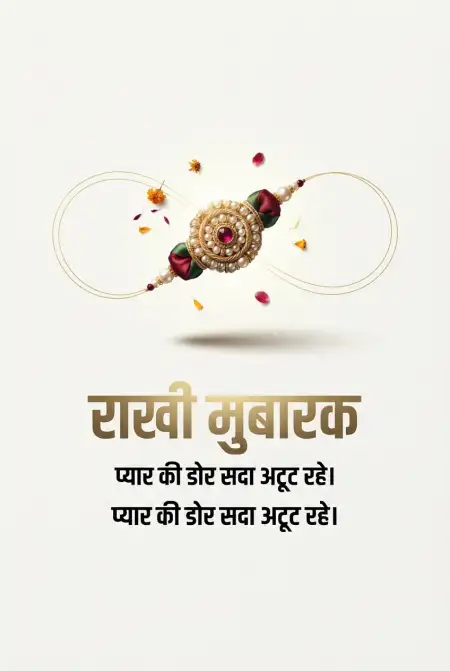 unique raksha bandhan hindi typography viral rakhi greeting poster