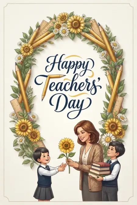 unique teachers day greetings
