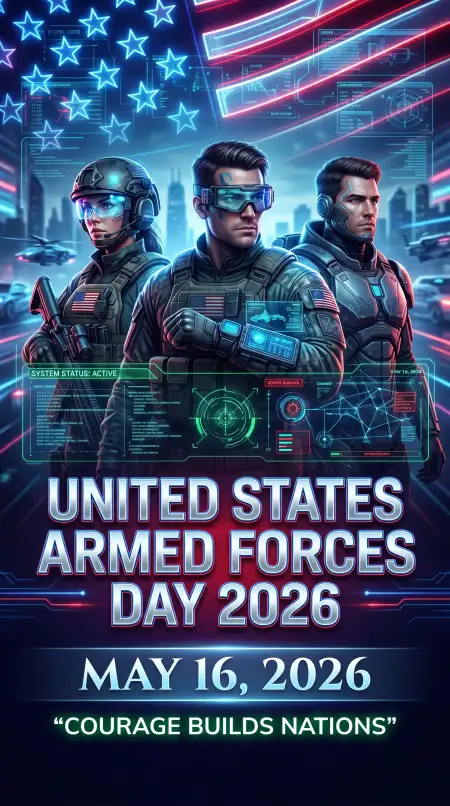 Free United States Armed Forces Day 2026 Armed Forces Appreciation Post Image Download