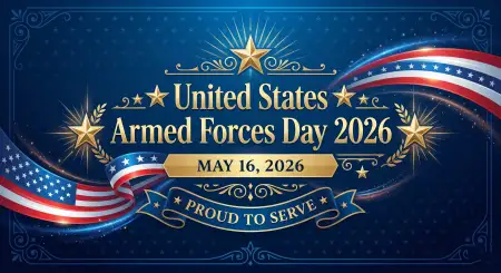 Free United States Armed Forces Day 2026 Elegant Patriotic Background Image Download
