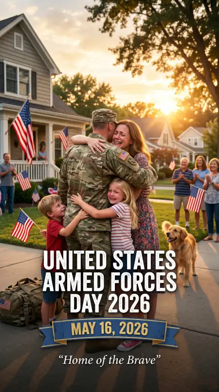 Free United States Armed Forces Day 2026 Military Family Appreciation Image Download