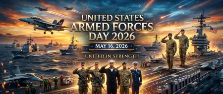 Free United States Armed Forces Day 2026 Modern Military Poster Image Download