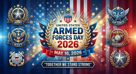 Free United States Armed Forces Day 2026 Modern Patriotic Design Image Download