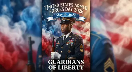 Free United States Armed Forces Day 2026 Patriotic Celebration Design Image Download