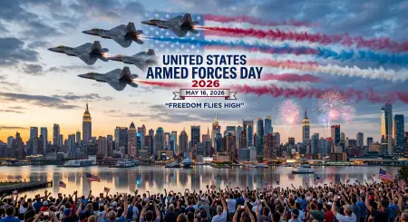 Free United States Armed Forces Day 2026 Patriotic Flyer Template Image Download
