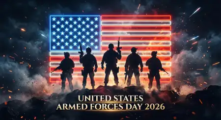 Free United States Armed Forces Day 2026 Patriotic Vector Art Image Download
