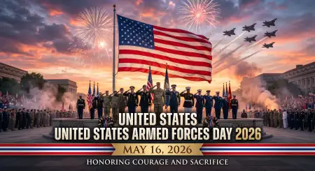 Free United States Armed Forces Day 2026 Patriotic Web Banner Design Image Download