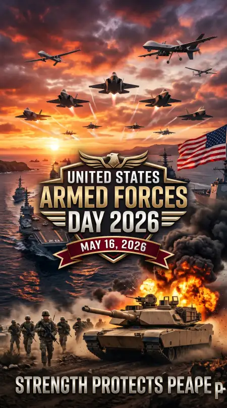 Free United States Armed Forces Day 2026 Stars And Stripes Wallpaper Image Download
