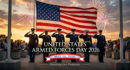Free United States Armed Forces Day 2026 Stylish Armed Forces Banner Image Download