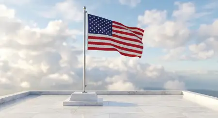United States Flag Background For Powerpoint Presentations - Free Usa Flag Download
