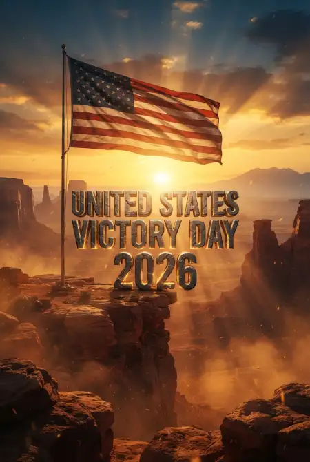 United States Victory Day 2026 American Flag Background - Free United States Victory Day 2026 Download