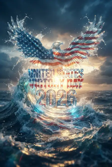 United States Victory Day 2026 American Patriotic Design - Free United States Victory Day 2026 Download