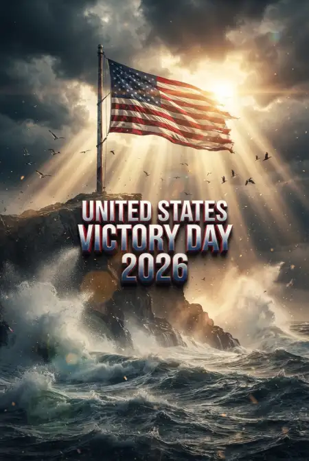 United States Victory Day 2026 Creative Poster Design - Free United States Victory Day 2026 Download