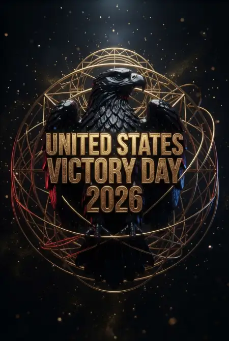 United States Victory Day 2026 Patriotic Design Template - Free United States Victory Day 2026 Download