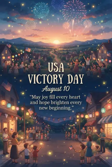 United States Victory Day 2026 Printable Greeting Card - Free United States Victory Day 2026 Download