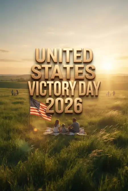 United States Victory Day 2026 Social Media Template - Free United States Victory Day 2026 Download