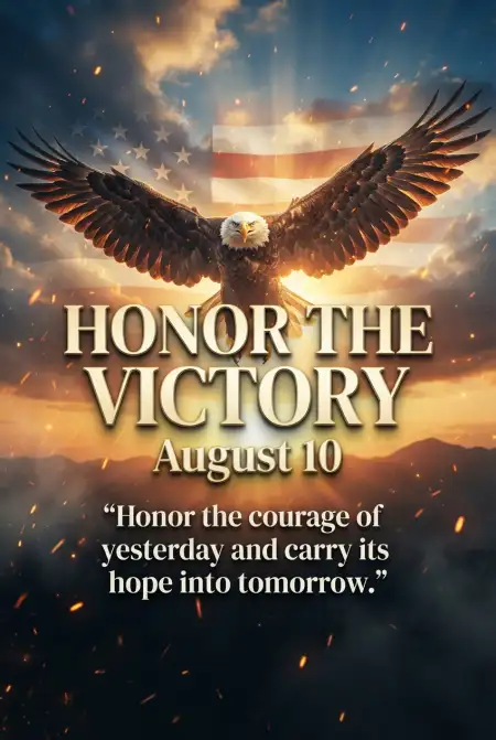 United States Victory Day 2026 Victory Celebration Banner Design - Free United States Victory Day 2026 Download