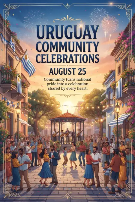 Uruguay Community Celebrations - Free Uruguay Independence Day 2026 Download