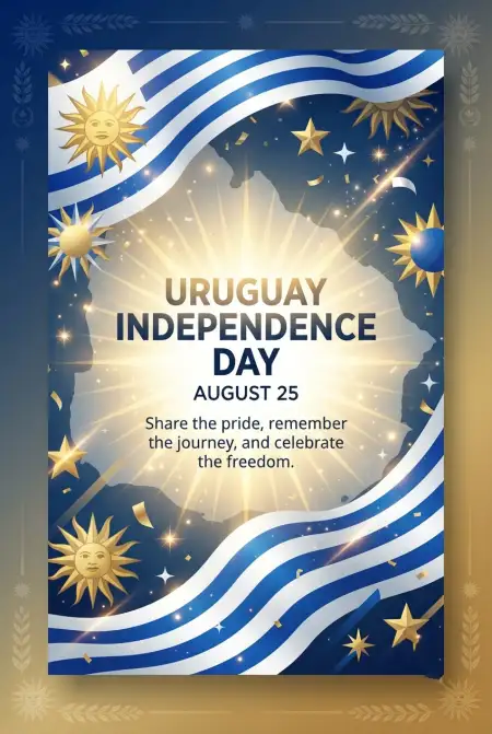 Uruguay Independence Day 2026 Facebook Post Ideas - Free Uruguay Independence Day 2026 Download