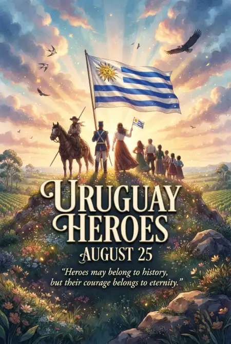 Uruguay Independence Day August 25 - Free Uruguay Independence Day 2026 Download