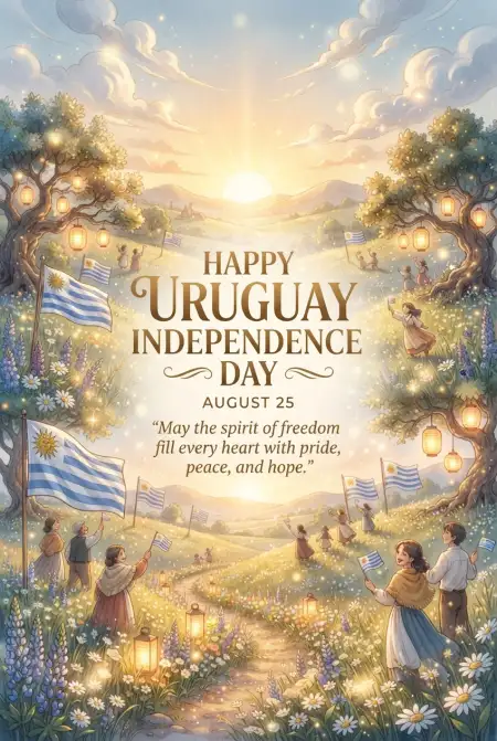 Uruguay Independence Day Messages - Free Uruguay Independence Day 2026 Download