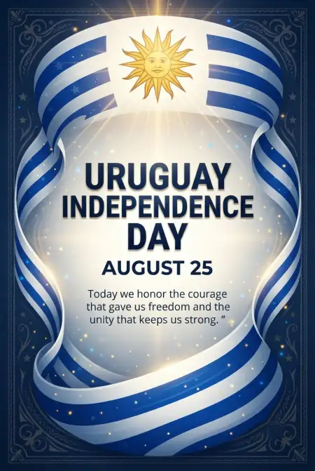 Uruguay Independence Day Wishes Quotes Images And Messages - Free Uruguay Independence Day 2026 Download