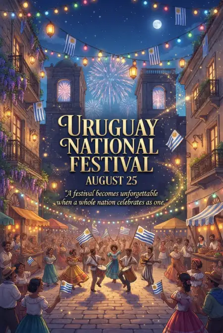 Uruguay National Festival - Free Uruguay Independence Day 2026 Download