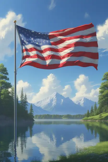 Usa Flag Background For Photoshop Editing - Free Photo Download