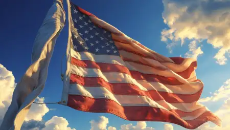 Usa Flag Background For Website Banner - Free Website Background Download