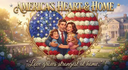 Usa Flag Parents Day Design - Free American Parents Day 2026 Download
