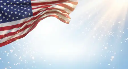 Usa Flag Social Media Background For Memorial Day Veterans Day And July 4th Posts - Free Usa Flag Download