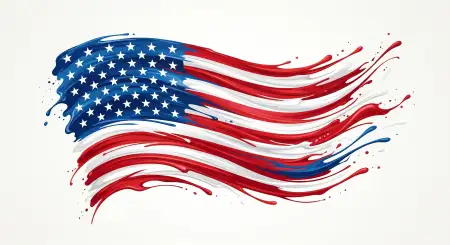 Usa Flag Vector Art For Professional Graphic Design Projects - Free Usa Flag Download