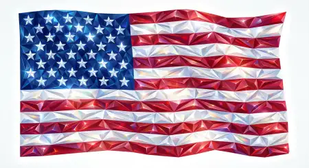 Usa Flag Vector Graphics For Digital And Print Design Projects - Free Usa Flag Download
