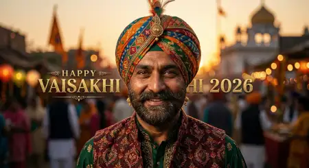 Vaisakhi 2026 Wishes For Dp Captions - Free Happy Vaisakhi 2026 Download