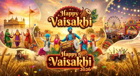 Vaisakhi 2026 Wishes Sms Text Messages - Free Happy Vaisakhi 2026 Download