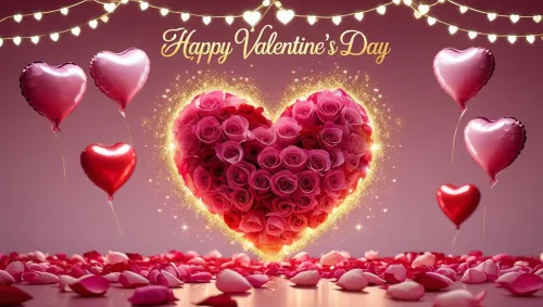 valentine day background hd 2025