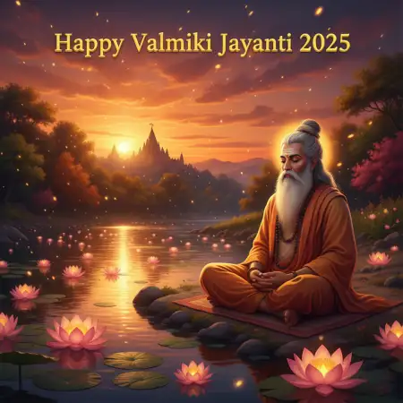 Valmiki Jayanti 2025 Poster Design Ideas - Free Happy Valmiki Jayanti 2025 Download