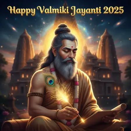Valmiki Jayanti 2025 Status For Whatsapp - Free Happy Valmiki Jayanti 2025 Download